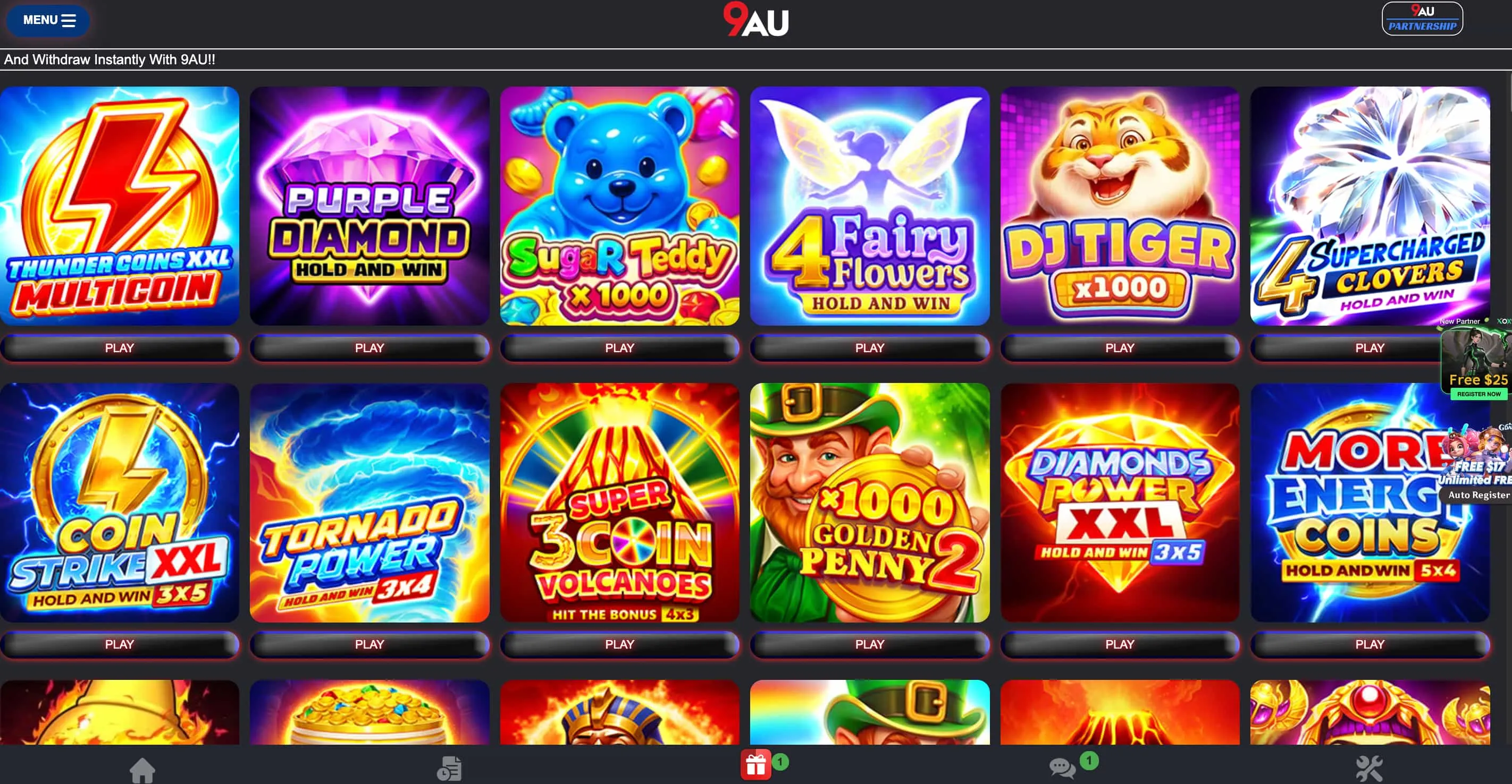 Playing 9AU on Android and iPhone Playing 9AU on Android and iPhone
